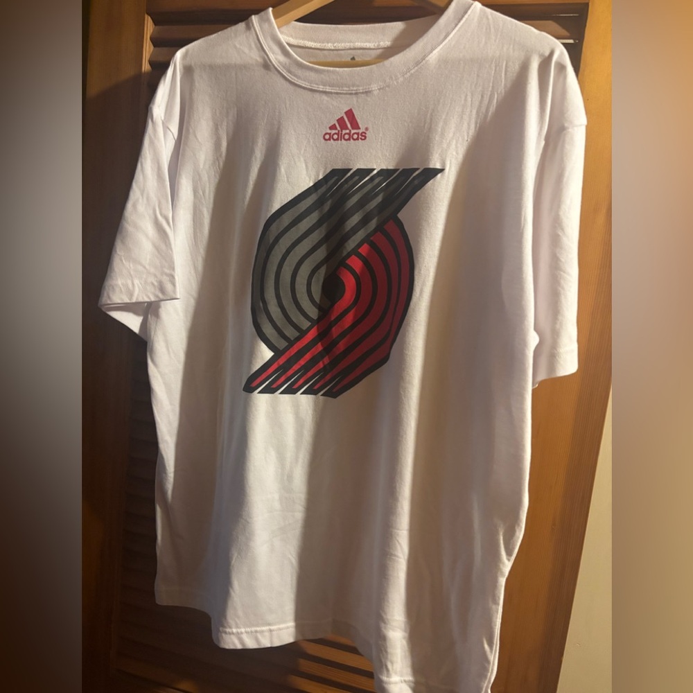 Protland Trailblazer Adidas White and Red Short Sleeve Tee
